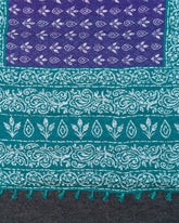 SC4350 - Linen Bandhini Print With Border Stone